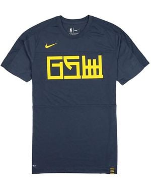 Nike Chinese Heritage Crew-Neck T-Shirt - Blue