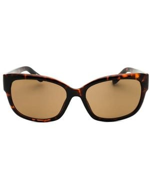 Nautica Tortoiseshell-Effect Rectangle-Frame Sunglasses - Brown