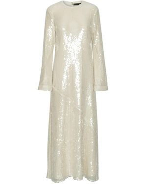 ROTATE BIRGER CHRISTENSEN Vestido Con Lentejuelas - Blanco