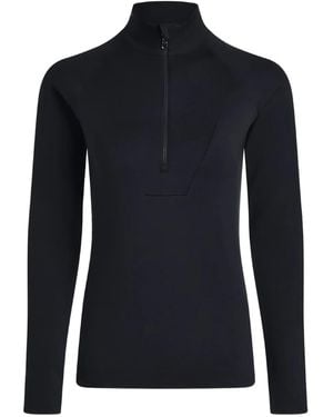Varley ハーフジップ ロングtシャツ - ブルー
