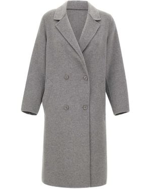 Kaos Wool-Blend Coat - Grey