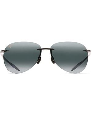 Maui Jim Sugar Beach Rimless Sunglasses - Blue