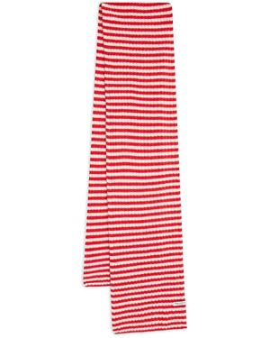 Marc O' Polo Striped Scarf - Red