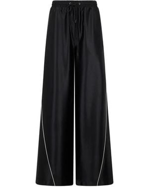 Philipp Plein Laminated Tracksuit Pants - Black