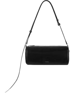 Stand Studio Chunky cylindrical-shape leather shoulder bag - Schwarz