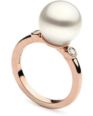 AUTORE MODA Boucles D'Oreilles Allegra South Sea Pearl En Or 9Ct - Métallisé