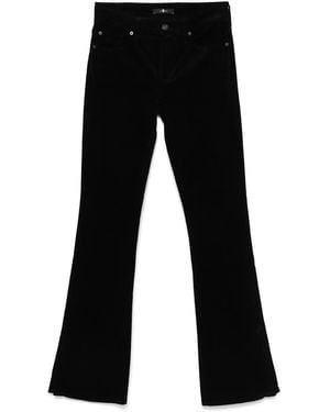 7 For All Mankind Bootcut Corduroy Trousers - Black