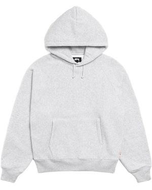 Stussy Raglan-Sleeves Hoodie - White