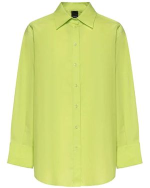 Pinko Cotton Poplin Shirt - Yellow