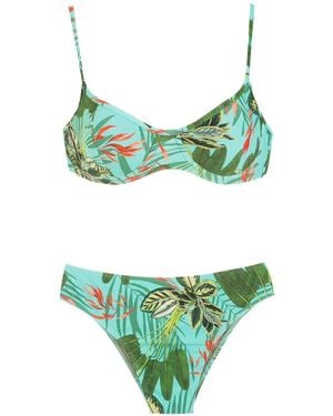Lygia & Nanny Bikini Lilica Con Stampa - Verde