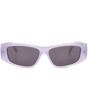 Givenchy Rectangle Full-Rim Sunglasses - Purple