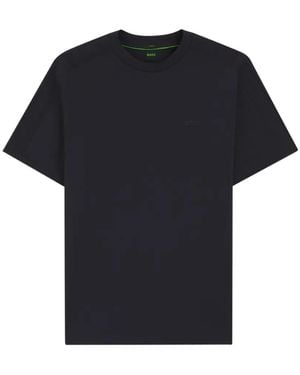 BOSS Jacquard-Tape T-Shirt - Blue