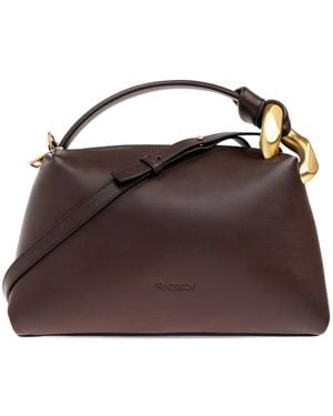 JW Anderson Leather Tote Bag - Brown