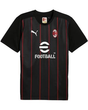 PUMA Ac Milan Pre-Match T-Shirt - Black