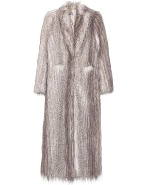 GIUSEPPE DI MORABITO Faux-Fur Coat - Gray