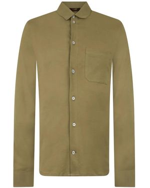 Moorer Siena Long-Sleeve Shirt - Green