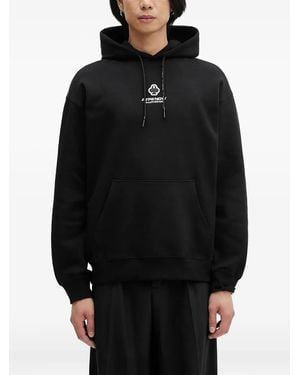 Aape By A Bathing Ape Logo-Print Hoodie - Black