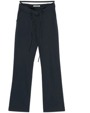 OTTOLINGER Raw Cut-Waistband Pants - Blue