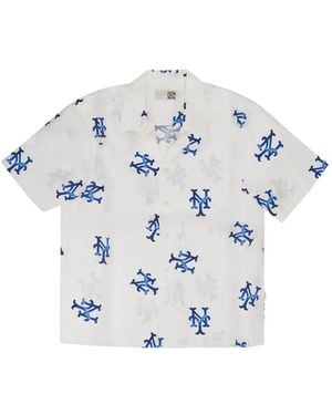 Aimé Leon Dore X New York Mets Logo-Print Shirt - White