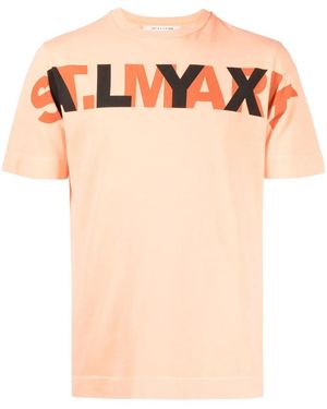 1017 ALYX 9SM T-Shirt Met Logoprint - Roze