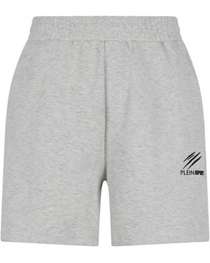 Philipp Plein Piqué Jogging Shorts - Grey