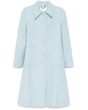 Jane Verona Tweed-Mantel - Blau