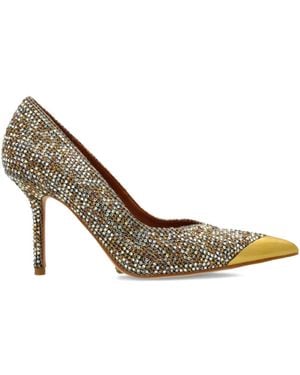Kurt Geiger 70Mm Regent Point Court Court Shoes - Metallic