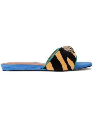 Kurt Geiger Kensington Flat Sandals - Black