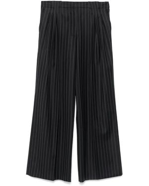 CASABLANCA Pinstripe Trousers - Black
