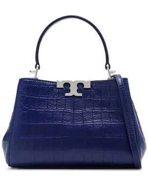 Tory Burch Bolso satchel Eleanor mini - Azul
