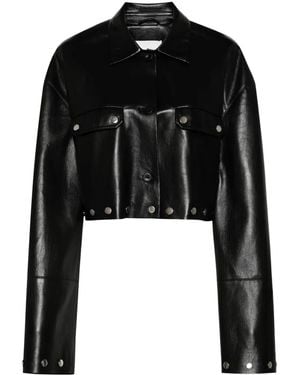 Nanushka Kassie Shirt - Black