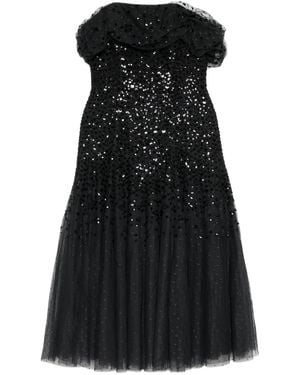 Needle & Thread Dappled Dress - Black