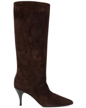 Herbert Levine Silhouette Knee-High Boots - Brown