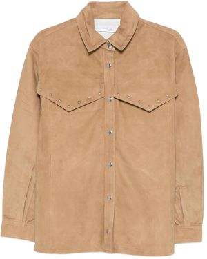 IRO Suede Jacket - Natural