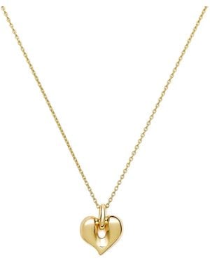 Missoma Collana Molten Con Pendente A Cuore - Metallizzato