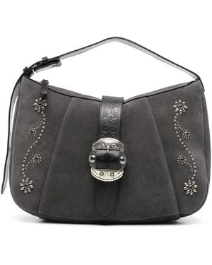HTC Studded Shoulder Bag - Black