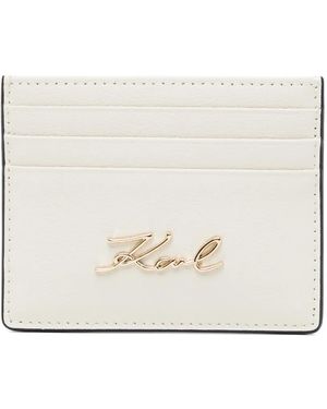 KARL LAGERFELD Porte-Cartes K/Signature - Natural