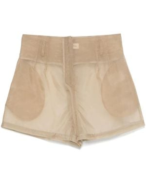 Frankie Shop Lise Shorts - Natural