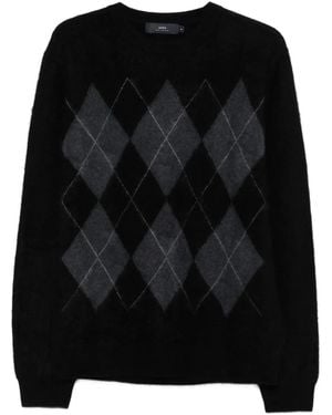 arch4 Maglione A Rombi - Nero