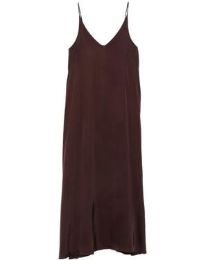 Christian Wijnants Dova V-Neck Spaghetti-Strap Midi Dress - Purple