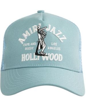 Amiri Jazz Wolf トラッカー キャップ - ブルー
