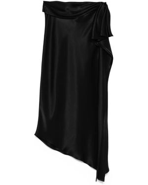 Pinko Ruffled Asymmetric Skirt - Black
