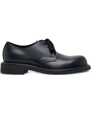 Comme des Garçons Lace-Up Fastening Derby Shoes - Black