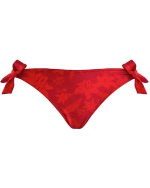 Vilebrequin Flower Power Bikinihöschen - Rot