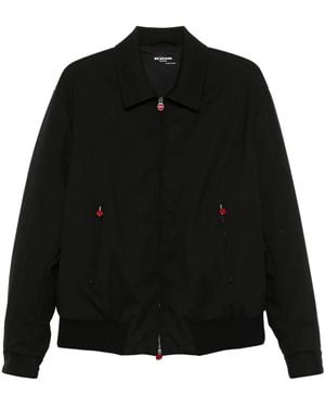Kiton Padded Bomber Jacket - Black