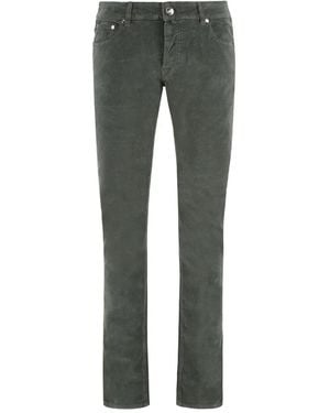 Moorer Five-Pocket Corduroy Trousers - Grey