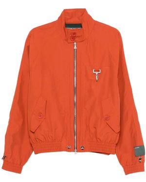 Reese Cooper Cinched Harrington Jacket - Orange