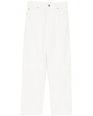 Loewe Anagram-Embroidered Jeans - White