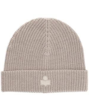 Isabel Marant Bayle Wool Beanie - Grey