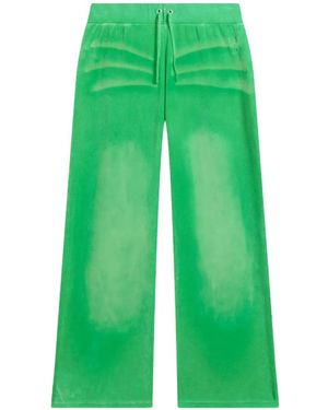 Juicy Couture Wide-Leg Track Trousers - Green